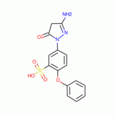 5-(3-AMINO-5-OXO-2-PYRAZOLIN-1-YL)-2-PHE NOXYBENZENESULFONIC ACID/TECH., 92%