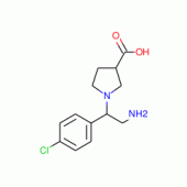1-[2-Amino-1-(4-chloro-phenyl)-ethyl]-pyrrolidine-3-carboxylic acid