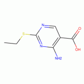 4-AMINO-5-CARBOXY-2-ETHYL-MERCAPTOPYRIMI DINE CRYST