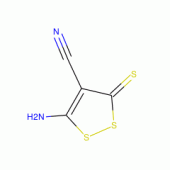 5-Amino-3-thioxo-3H-(1,2)dithiole-4-carbonitrile