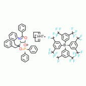 ((4R,5R)-(+)-O-[1-Benzyl-1-(5-methyl-2-phenyl-4,5-dihydrooxazol-4-yl)-2-phenylethyl](diphenylphosphinite)(1,5-COD)iridium(I)tetrakis(3,5-bis(trifluoromethyl)phenylborate,min.97%