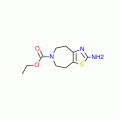 2-Amino-4,5,7,8-tetrahydro-6-(N-carbethoxy)thiazolo[5,4-d]azepine