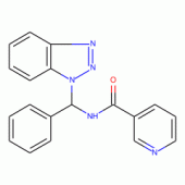N-(1H-BENZOTRIAZOL-1-YLPHENYLMETHYL)-3-P YRIDINECARBOXAMIDE