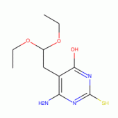 6-氨基-5-(2,2-二乙氧基乙基)-4-羟基-2-巯基嘧啶