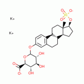 17B-ESTRADIOL 3-GLUCURONIDE 17-*SULFATE DIPOTASSIUM