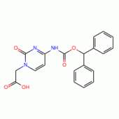 (4-N-(Benzhydryloxycarbonyl)cytosine)-1-aceticacid