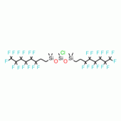 Bis[(1H,1H,2H,2H-perfluorooctyl)dimethylsiloxy]chloromethylsilane