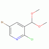 5-Bromo-2-chloro-3-dimethoxymethyl-pyridine