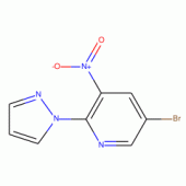 5-Bromo-3-nitro-2-(1H-pyrazol-1-yl)pyridine 98%