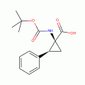(1S,2S)-N-BOC-1-Amino-2-phenylcyclopropanecarboxylic acid, 99+%