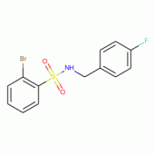 2-Bromo-N-(4-fluorobenzyl)benzenesulphonamide