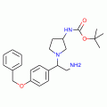 3-N-Boc-Amino-1-[2-amino-1-(4-benzyloxy-phenyl)-ethyl]-pyrrolidine