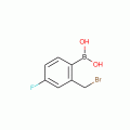 2-(Bromomethyl)-4-fluorobenzeneboronic acid 97%