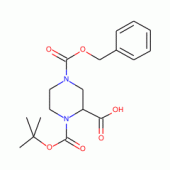 N-1-Boc-N-4-Cbz-2-Piperazine carboxylic acid