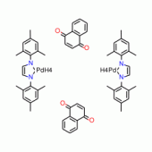 1,3-Bis(2,4,6-trimethylphenyl)imidazol-2-ylidene(1,4-naphthoquinone)palladium(0)dimer,96%