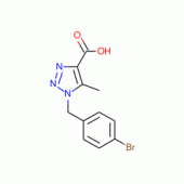 1-(4-溴苄基)-5-甲基-1H-1,2,3-三唑-4-羧酸