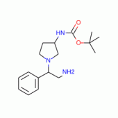 3-N-Boc-Amino-1-(2-amino-1-phenylethyl)-pyrrolidine