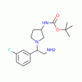 3-N-Boc-Amino-1-[2-amino-1-(3-fluoro-phenyl)-ethyl]-pyrrolidine