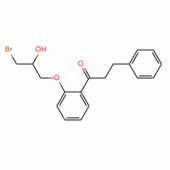 1-[2-(3-Bromo-2-hydroxypropoxy)phenyl]-3-phenyl-1-propanone