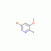 5-Bromo-2-iodo-3-methoxypyridine