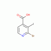 2-Bromo-3-iodo-isonicotinic acid