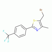 5-(溴甲基)-4-甲基-2-[4-(三氟甲基)苯基]-1,3-噻唑