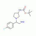 3-N-Boc-Amino-1-[2-amino-1-(4-fluoro-phenyl)-ethyl]-pyrrolidine