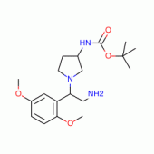 3-N-Boc-Amino-1-[2-amino-1-(2,5-dimethoxy-phenyl)-ethyl]-pyrrolidine
