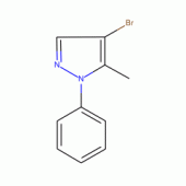 4-Bromo-5-methyl-1-phenyl-1H-pyrazole , 97%