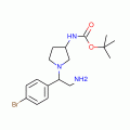 3-N-Boc-Amino-1-[2-amino-1-(4-bromo-phenyl)-ethyl]-pyrrolidine