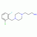 3-[4-(2-Chloro-6-fluorobenzyl)piperazino]propylamine, 90%