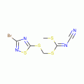 [(3-Bromo-1,2,4-thiadiazol-5-ylthio)methyl] methylcyanocarbonimidodithioate