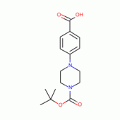 4-[4-(tert-Butoxycarbonyl)piperazino]benzoic acid , 97%
