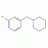 2-Bromo-4-(1-piperidinylmethyl)pyridine