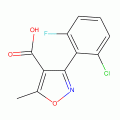 3-(2-Chloro-6-fluorophenyl)-5-methylisoxazole-4-carboxylic acid , 97%