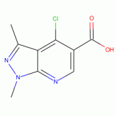 1,3-二甲基-4-氯-1H-吡唑[3,4-b]并吡啶-5-甲酸