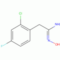2-(2-Chloro-4-fluorophenyl)-N'-hydroxyethanimidamide, 97%