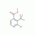 2-Bromo-3-trimethylsilanyl-isonicotinic acidmethyl ester