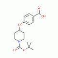 4-[1-叔丁氧羰酰-4-哌啶]氧苯甲酸