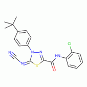 4-(4-tert-Butylphenyl)-N-(2-chlorophenyl)-5-cyan-amide-4,5-dihydro-1,3,4-thiadiazole-2-carboxamide