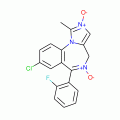 8-Chloro-6-(2-fluorophenyl)-1-methyl-4H-imidazo[1,5-a][1,4]benzodiazepine 2,5-Dioxide