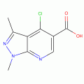 1,3-二甲基-4-氯-1H-吡唑[3,4-b]并吡啶-5-甲酸