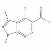1,3-二甲基-4-氯-吡唑[3,4-b]并吡啶-5-甲酰氯