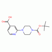 2-[4-(tert-Butoxycarbonyl)piperazin-1-yl]isonicotinic acid, 97%