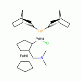 Chloro(di-2-norbornylphosphino)(2-dimethylaminomethylferrocen-1-yl)palladium(II),min.97%