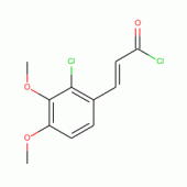 3-(2-氯-3，4-二甲氧基苯基）-2-丙烯酰氯