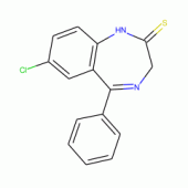 7-Chloro-1,3-dihydro-5-phenyl-2H-1,4-benzodiazepine-2-thione