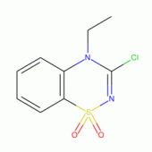 3-Chloro-4-ethyl-4H-1,2,4-benzothiadiazin-1,1-dioxide