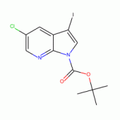 5-Chloro-3-iodo-pyrrolo[2,3-b]pyridine-1-carboxylic acid tert-butyl ester