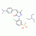 CHLORO((DIMETHYLAMINOBENZYLIDENE)METHYL- OXOPYRAZOLINYL)BENZENESO3NH(C2H5)3